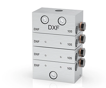 Válvula de distribuidor progresivo MXF