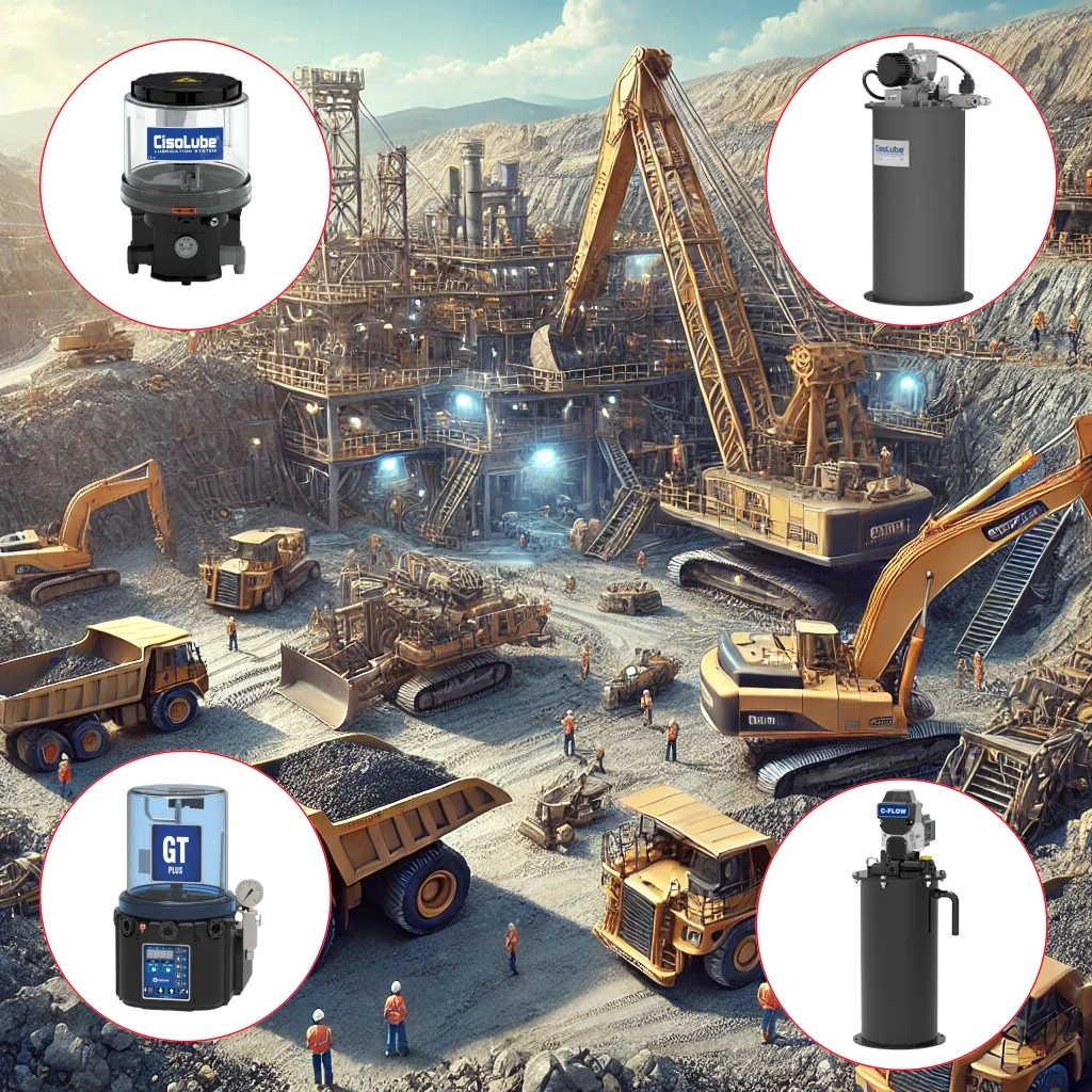 Sistemas de lubricación centralizados para maquinaria de construcción