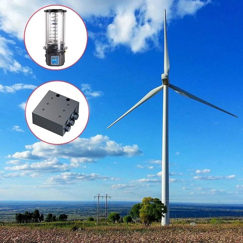 Sistema de lubricación de turbina de viento