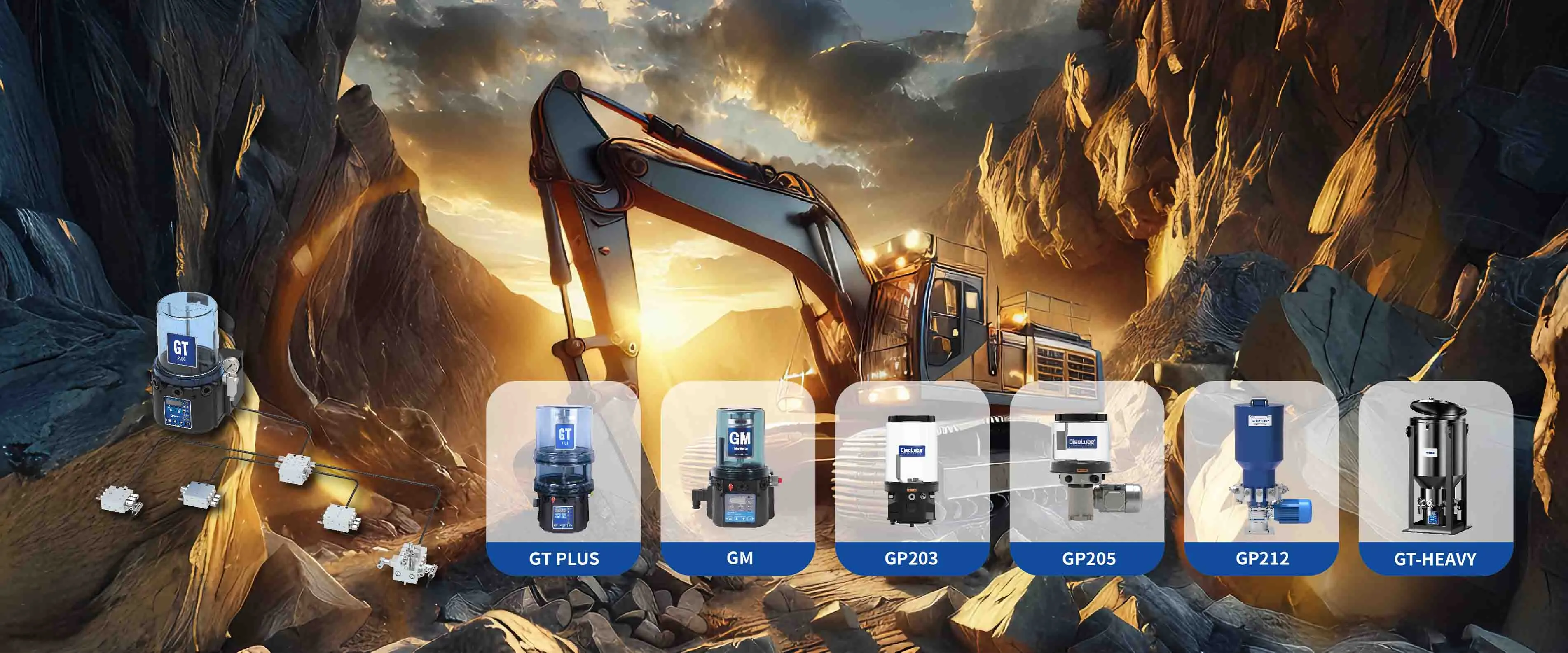 Sistema de lubricación progresiva