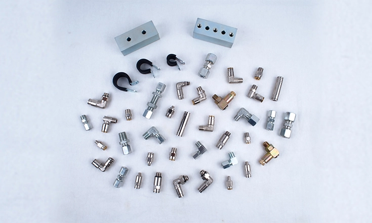 Tipos comunes de accesorios del sistema de lubricación